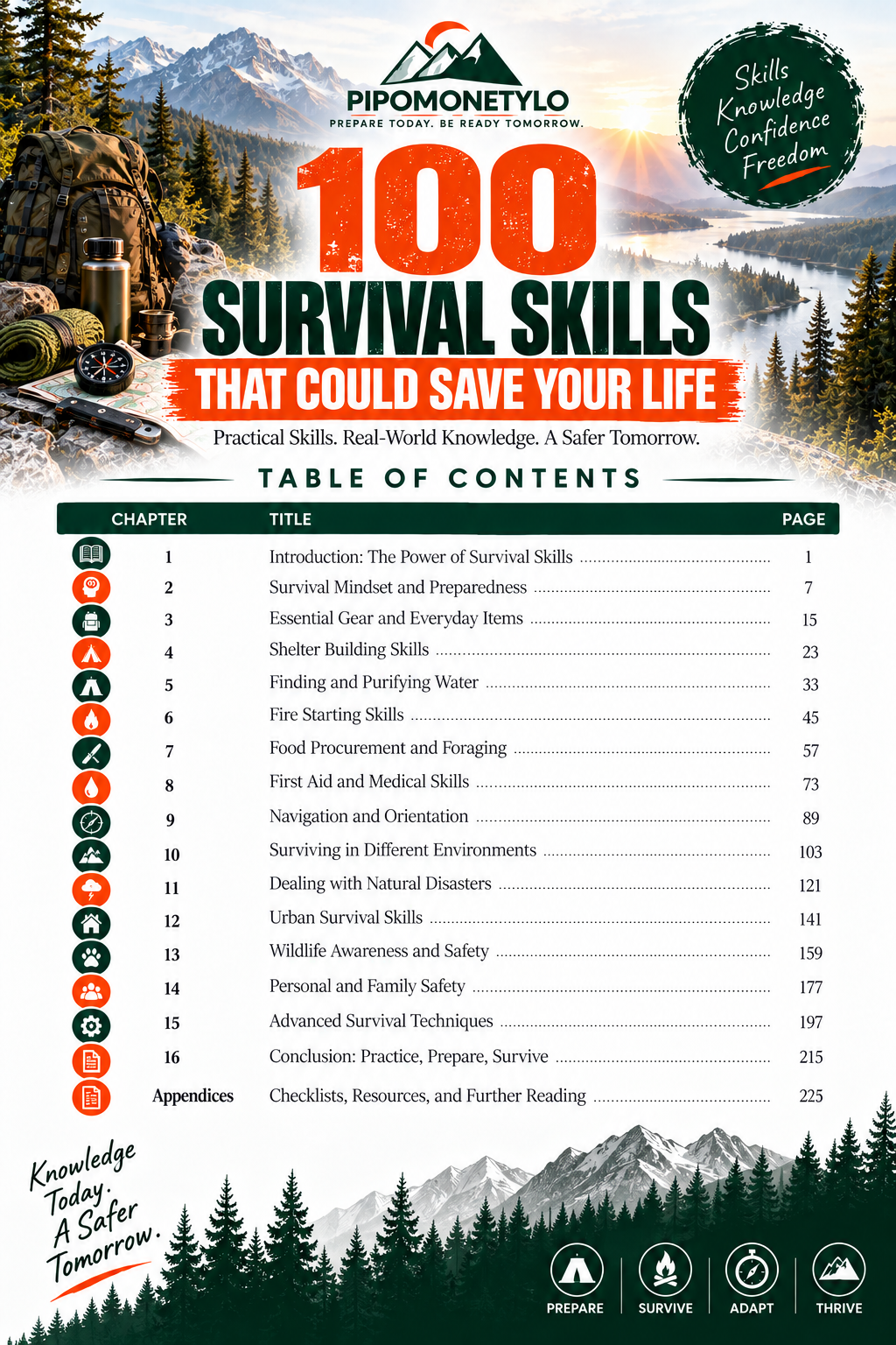 Ebook - 100 Life-Saving Survival Skills